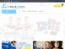Tablet Screenshot of knits-weaves.com